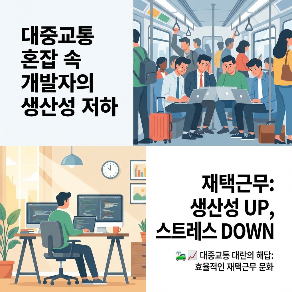 대중교통 대란 시대, 재택 개발자가 생산성을 2배 높이는 AI 코딩 전략